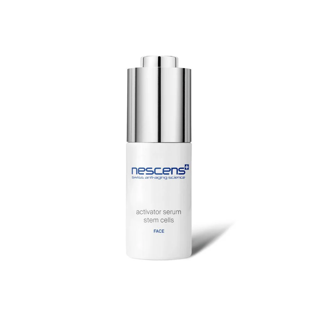 Close-up texture of the activator serum