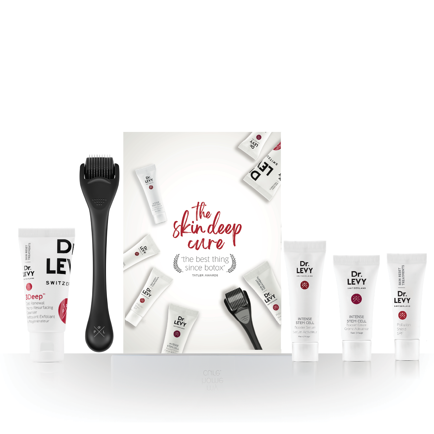 Dr. LEVY SkinDeep Cure – Booster Serum & Booster Cream travel sizes included