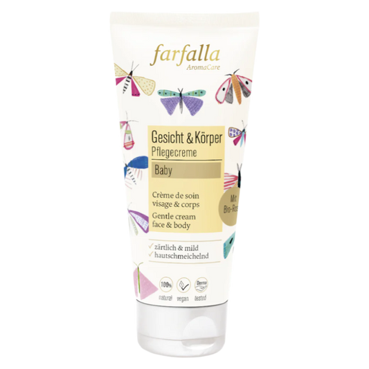 Farfalla Baby Rose Face & Body Care Cream 100 ml – Swiss natural skincare