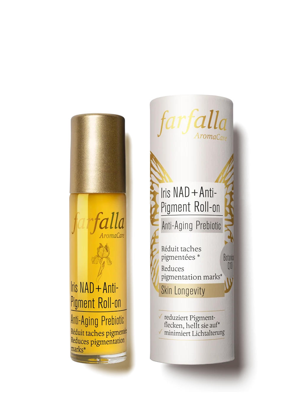 Farfalla Iris Anti-Pigment Roll-On Anti-Aging Prebiotic 10 ml Main image