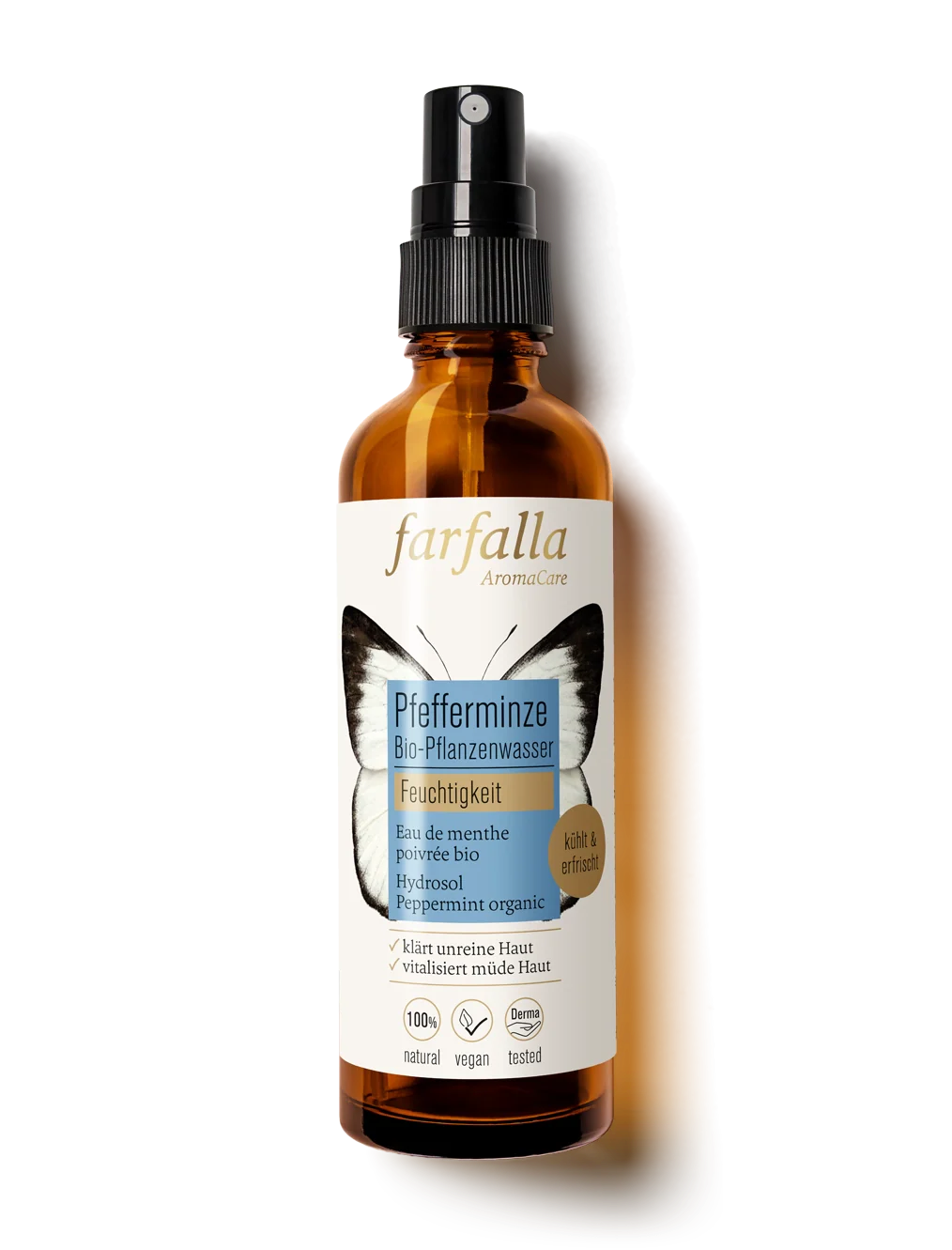 Farfalla – Peppermint Organic Plant Water | Facial Mist | 75 ml Main image