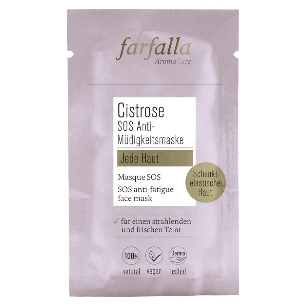Farfalla cistus SOS anti-fatigue face mask 1 piece 7 ml