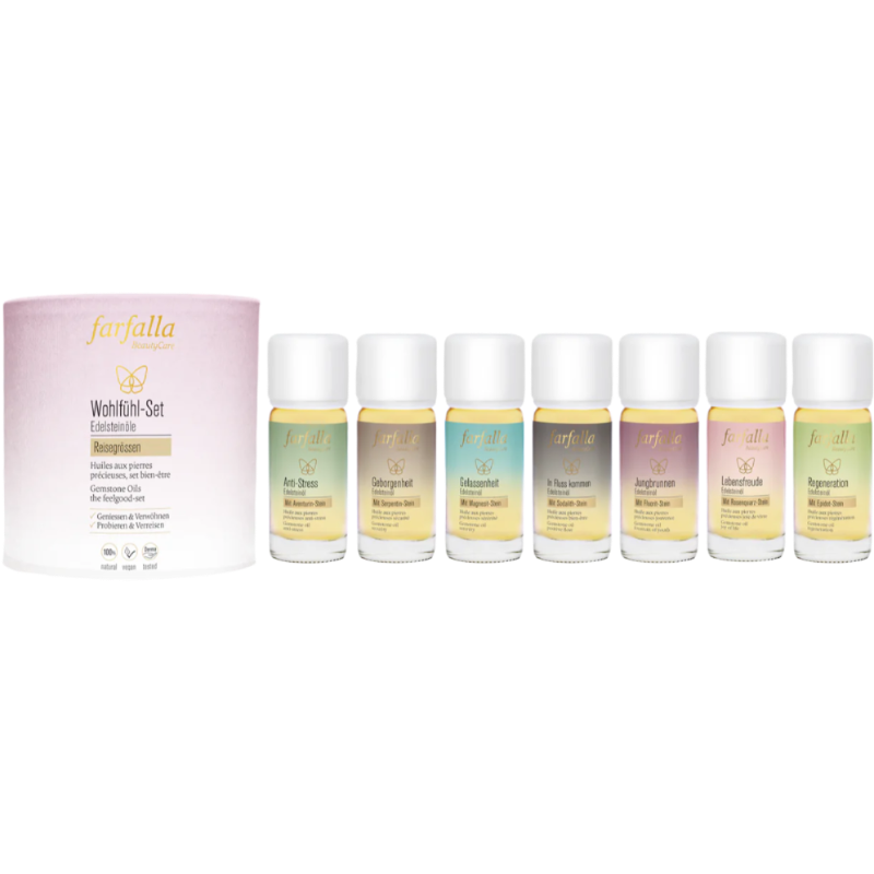 Farfalla gemstone oil set 7* 10 ml Main image