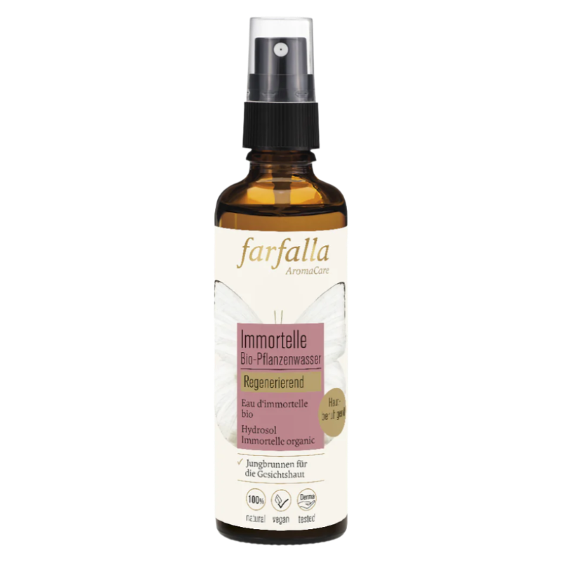 Farfalla immortelle organic plant water (regernerating) 75 ml