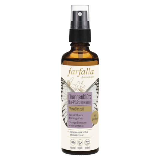 Farfalla orange blossom organic plant water 75 ml
