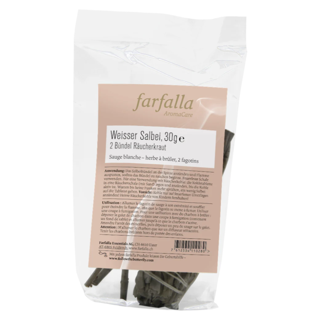 Farfalla white sage 2 bundles 30 gram