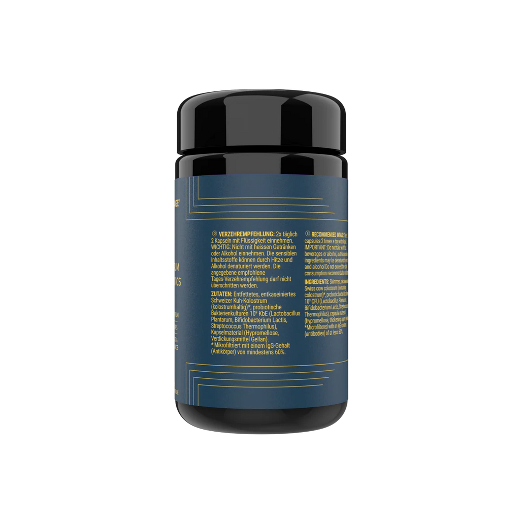 High-IgG Swiss bovine colostrum with probiotic blend for microbiome balance & regeneration | Beautylion.ch1