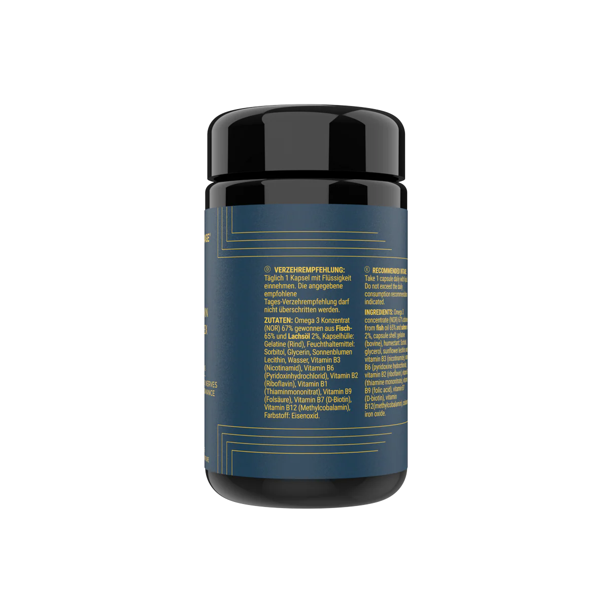High-absorption B-vitamins with Omega-3 for energy metabolism and nervous system support | Beautylion.ch