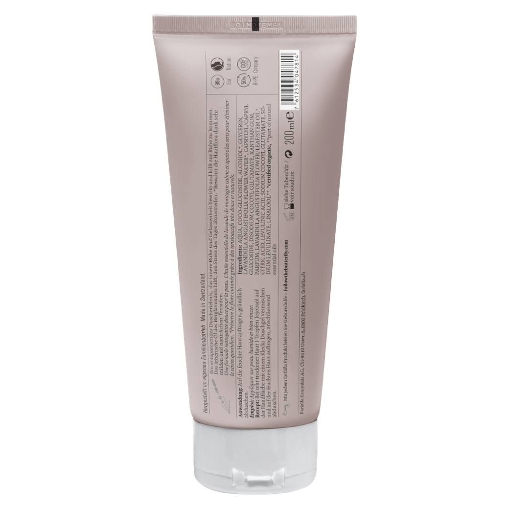 Farfalla – Mountain Lavender Relax Shower Gel | Body Cleanser | 200 ml Secondary image