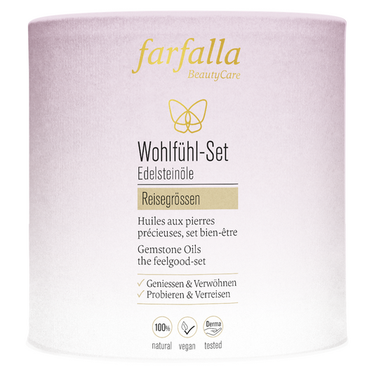 Farfalla – Gemstone Oils Wellbeing Set | Aromatherapy Set | 7 × 10 ml