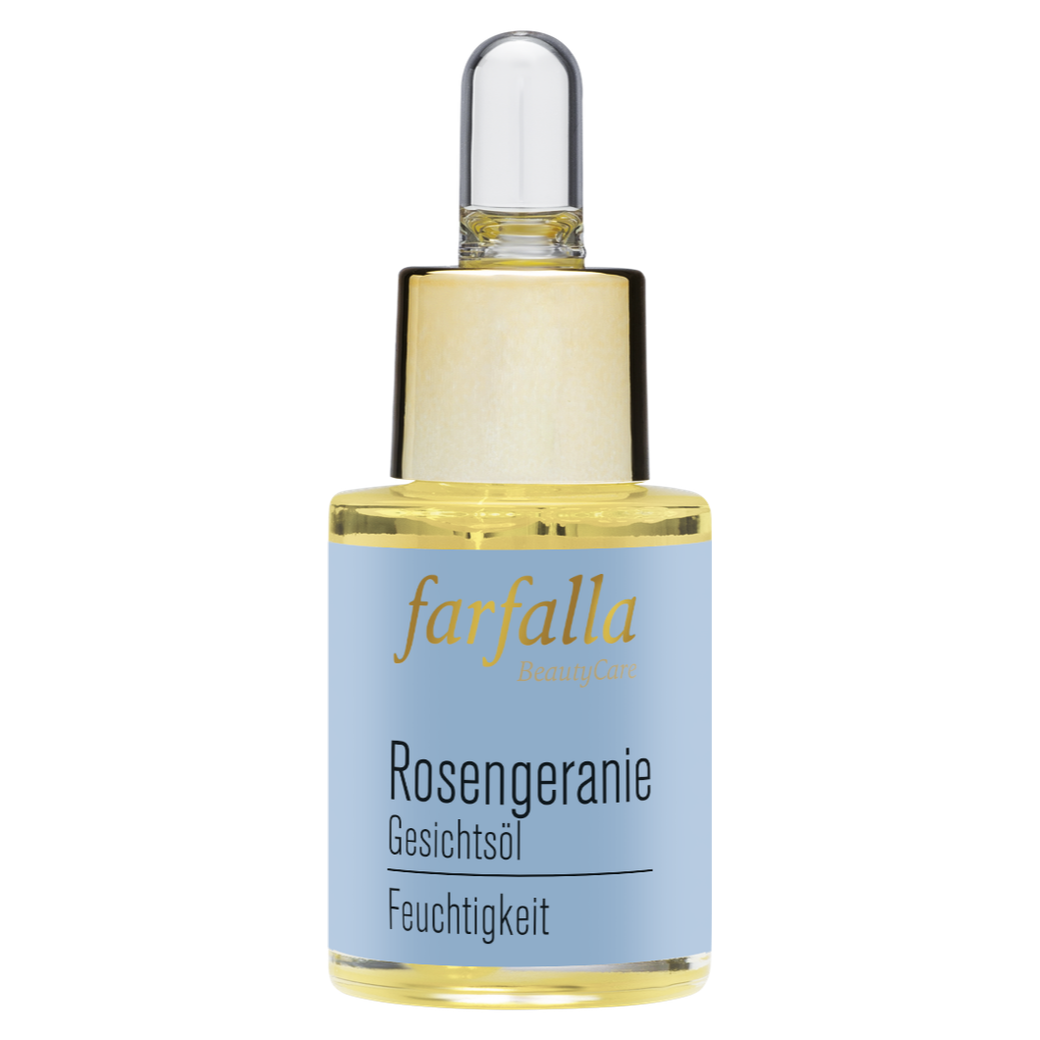 Farfalla geranium rose moisturizing facial oil 20 ml