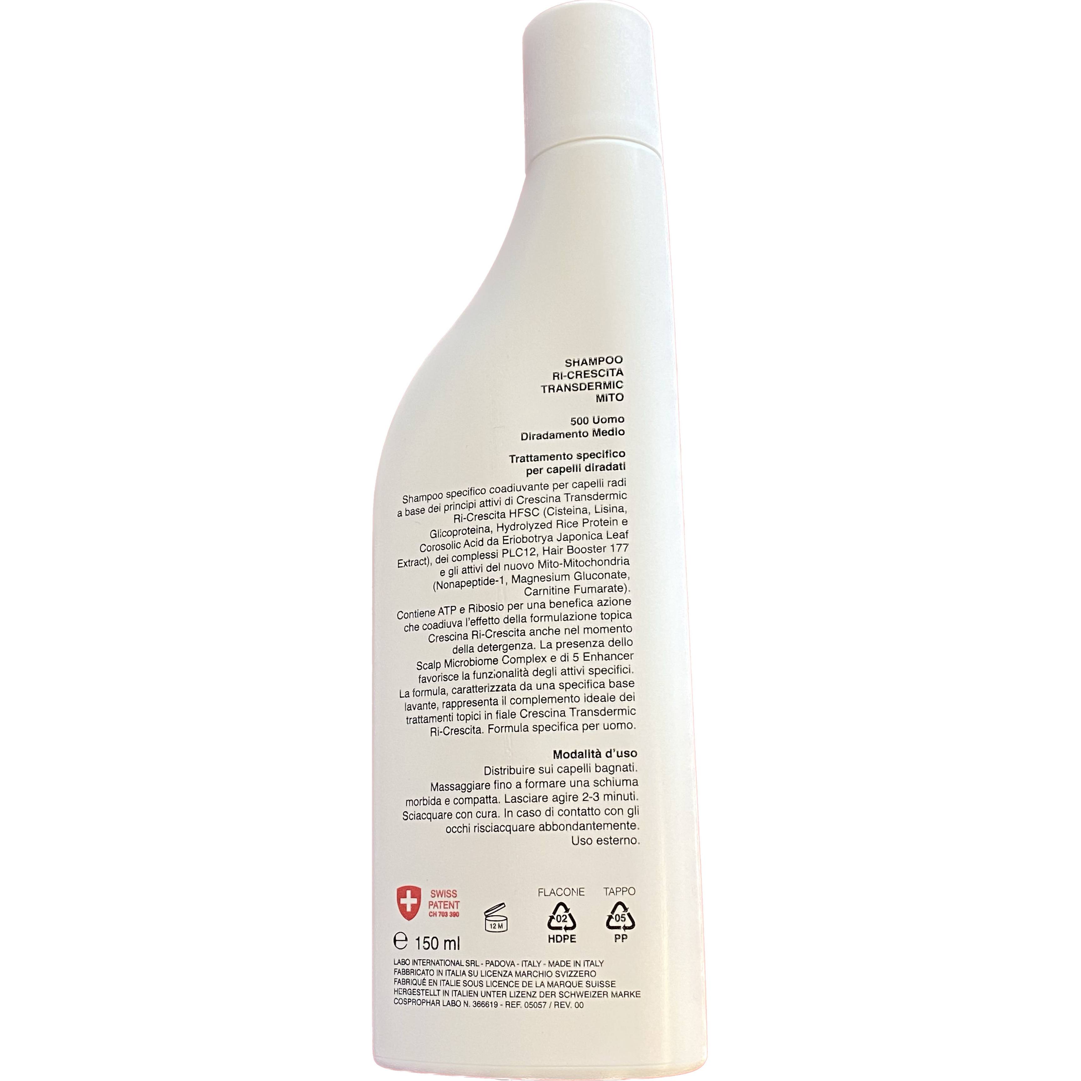Labo Suisse Crescina mito Shampoo ri-crescita 500 for men 150ml Secondary image