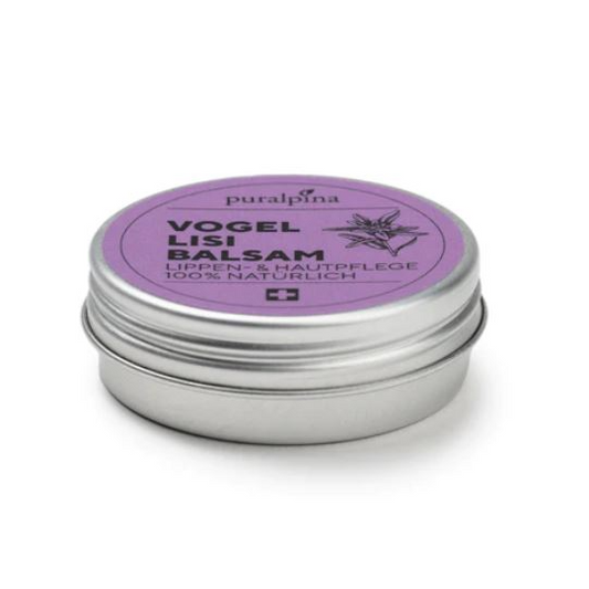 Puralpina Vogellisi Balm – Swiss Herbal Multi-Purpose Balm for Lips, Skin, Hands & Feet (20 g)