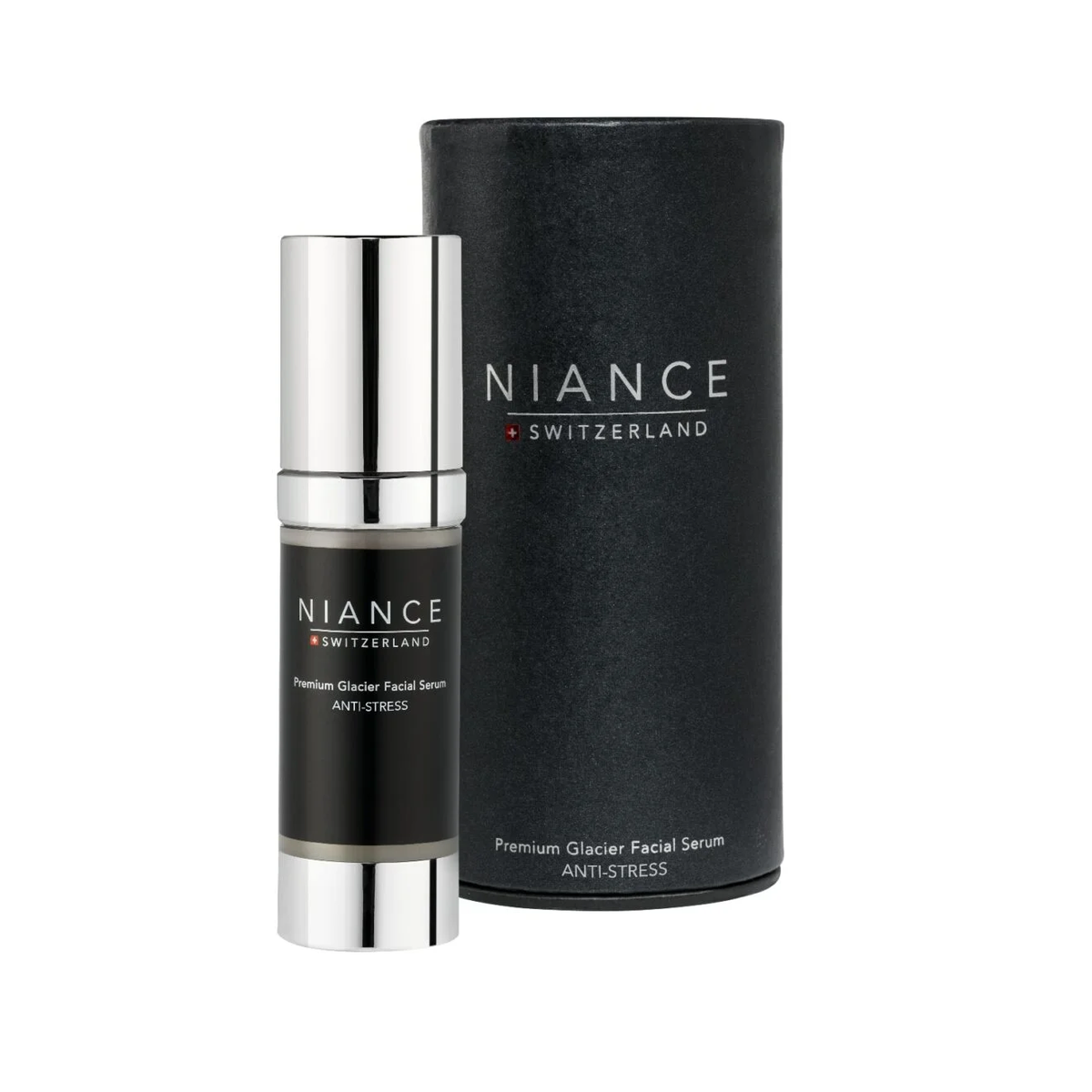 Key actives in Premium Glacier Serum ANTI-STRESS — SYN-AKE®, colostrum & Dunaliella Salina