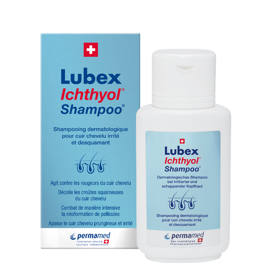 Lubex Ichthyol Shampoo – Swiss dermatological dandruff & itchy scalp treatment | Beautylion.ch
