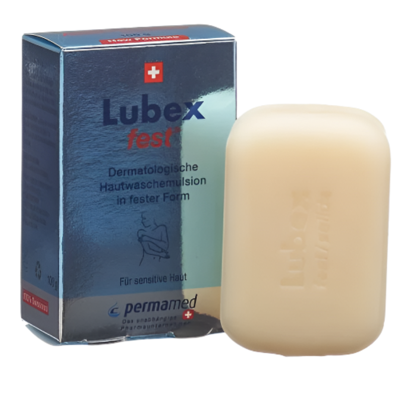 Lubex fest texture and bar form – solid cleanser bar for gentle daily body and face wash