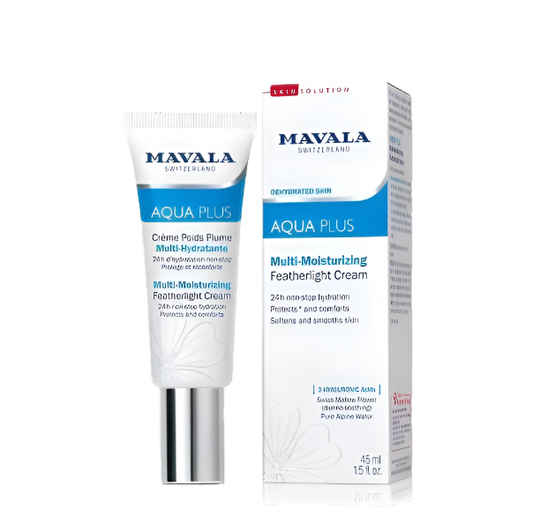 Mavala aqua plus multi-moisturizing feather-light cream 45 ml