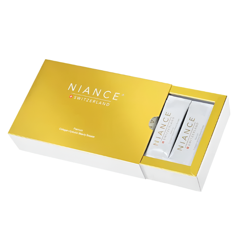 NIANCE Collagen-Hyaluron Beauty Booster 30 sachets — marine collagen & hyaluronic powder Main image