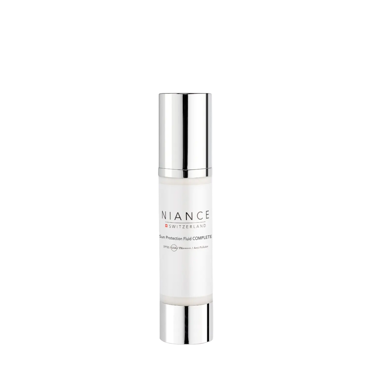 NIANCE Sun Protection Fluid COMPLETE SPF50 50 ml — lightweight Swiss sunscreen fluid Main image