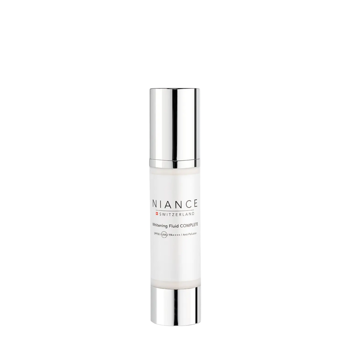 NIANCE Whitening Fluid COMPLETE SPF50 50 ml — brightening sun fluid (packshot) Main image