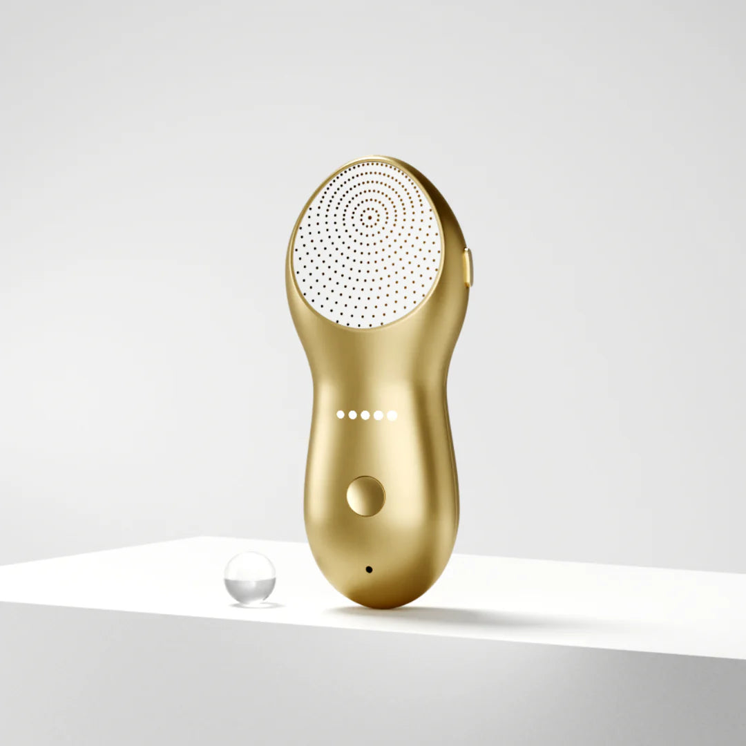 Nebulyft R1G Golden State RF beauty device – premium gold micro-dot skin-tightening technology