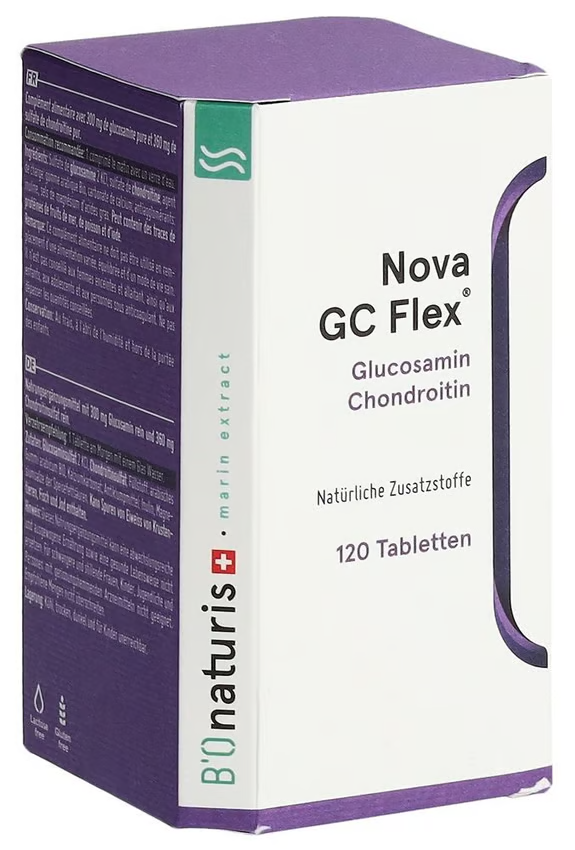 Nova GC Flex Glucosamine Chondroitin 120 Tablets Swiss Supplement Main image
