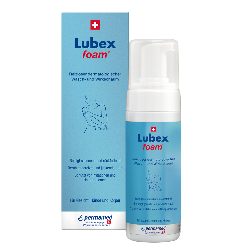 Lubex – foam | Gentle Cleansing Foam for Sensitive & Irritated Skin | 150 ml