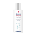 Packaging of Lubex Body Oil Treatment 100 ml – premium Swiss dermatological body care oil