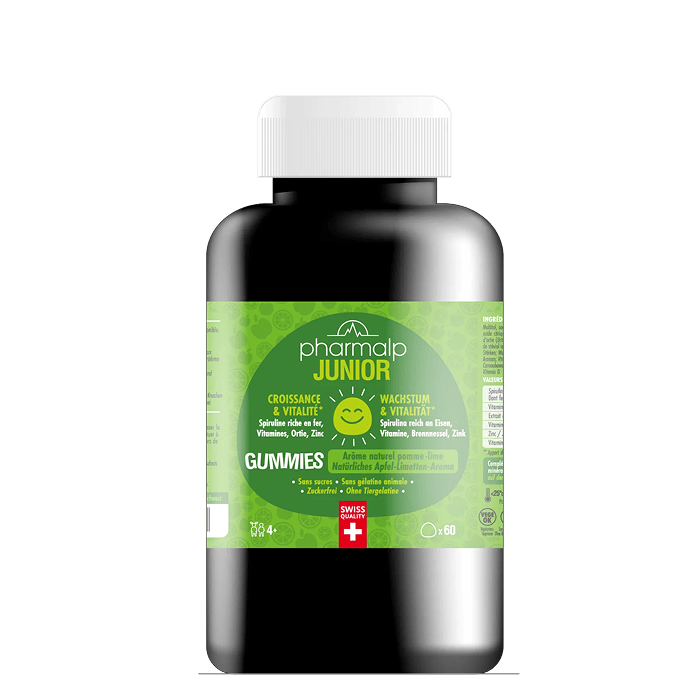 Pharmalp JUNIOR Gummies 60 pcs – Swiss children’s growth & vitality supplement