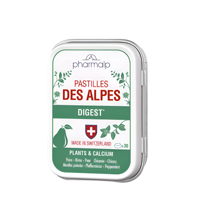 Pharmalp Pastilles des Alpes DIGEST – Swiss alpine lozenges for digestive comfort Main image