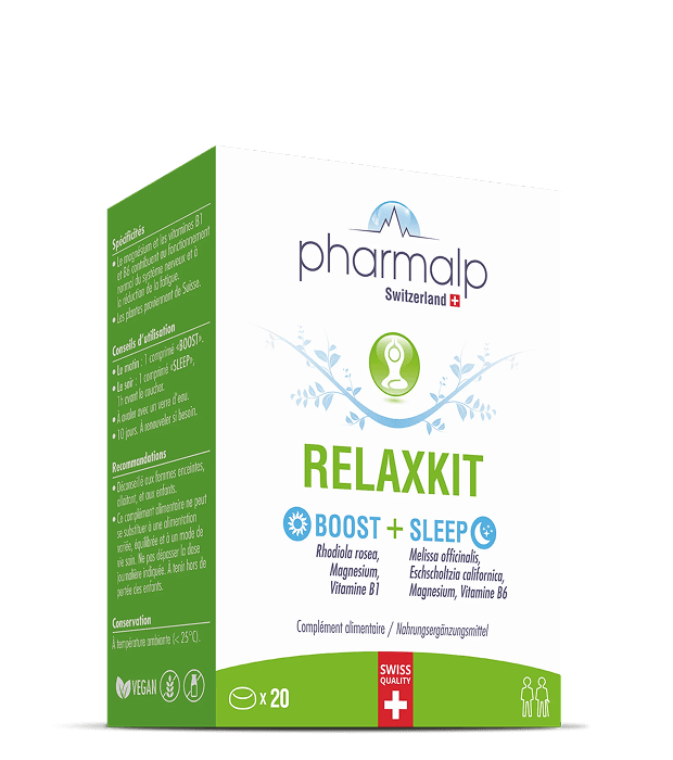 Pharmalp RELAXKIT – Swiss Day & Night Duo (BOOST & SLEEP) Tablets Main image