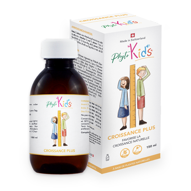 Phytokids Croissance Plus – Swiss growth & nutrition syrup for children | 150 ml Main image
