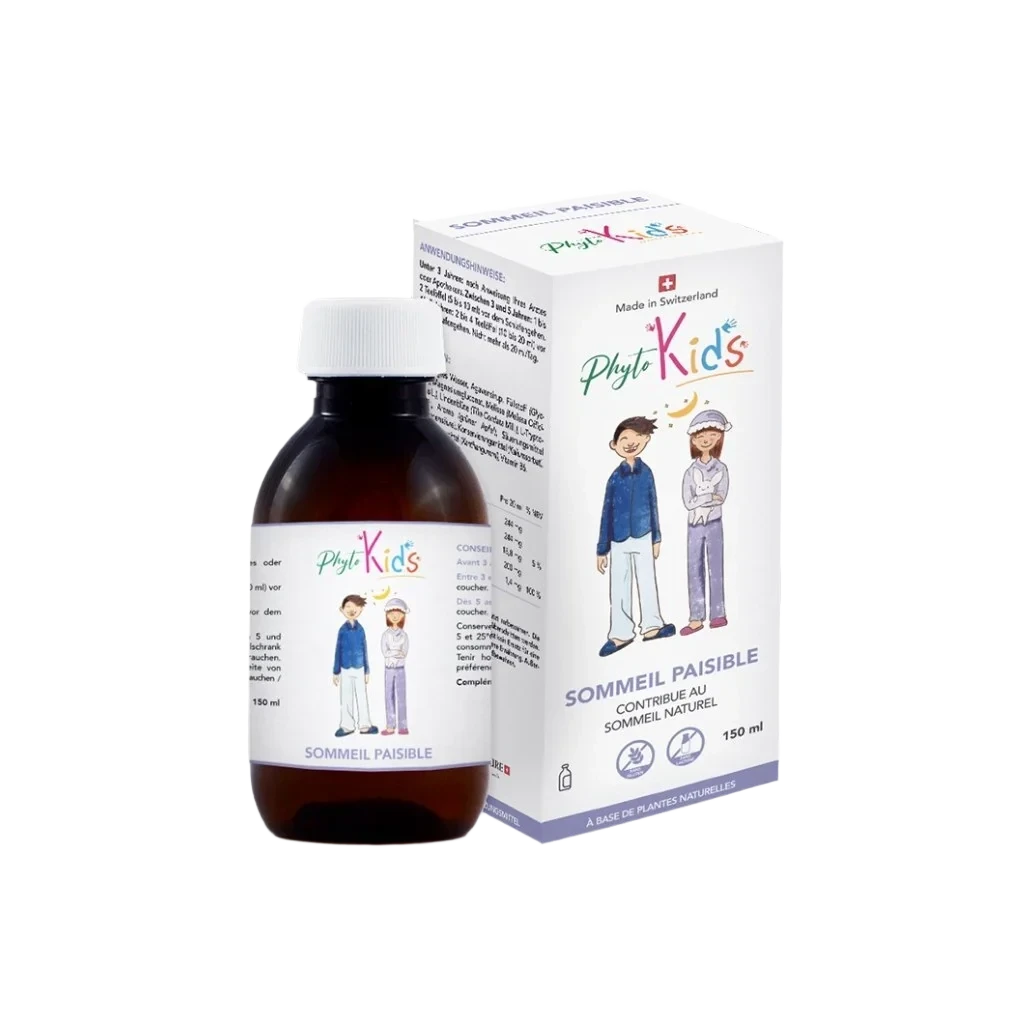 Phytokids Sommeil Paisible – Swiss natural sleep syrup for children | 150 ml Main image