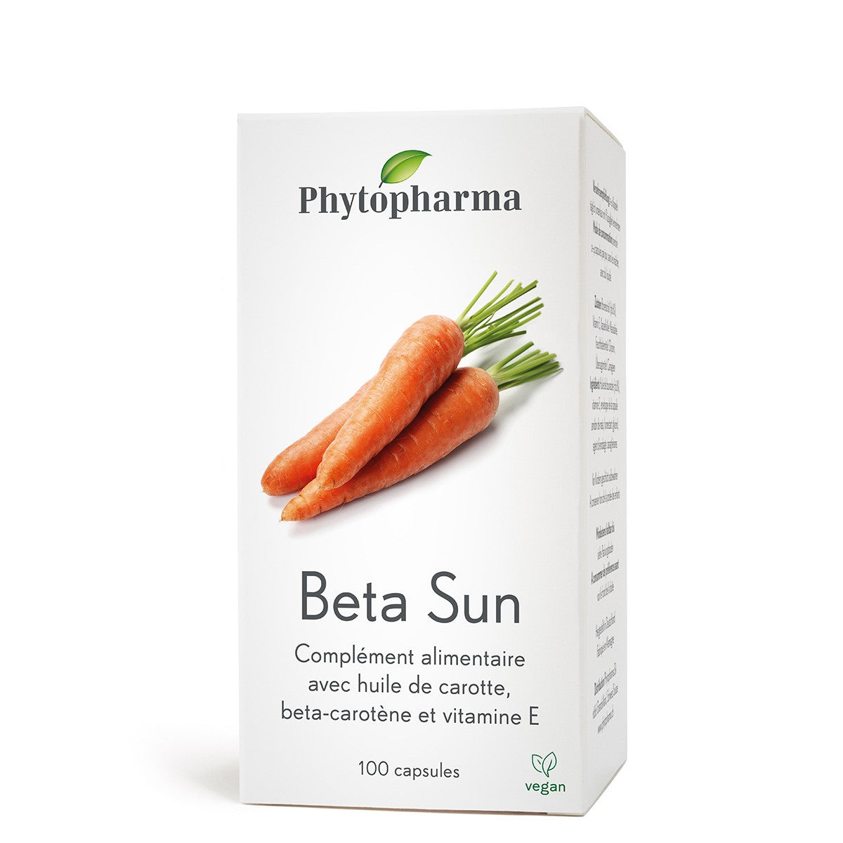 Phytopharma Beta Sun Capsules Skin & Sun Preparation Support 100 capsules Main image