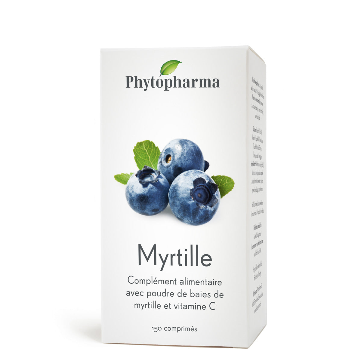 Phytopharma – Bilberry Extract Tablets | Vision & Antioxidant Support | 150 tablets