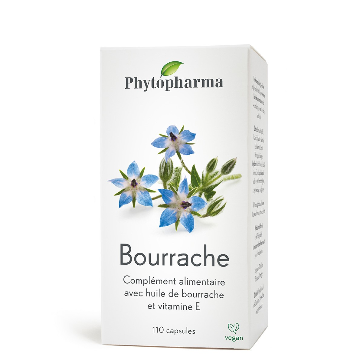 Phytopharma – Borage Capsules | Skin & Essential Fatty Acid Support | 110 capsules Main image