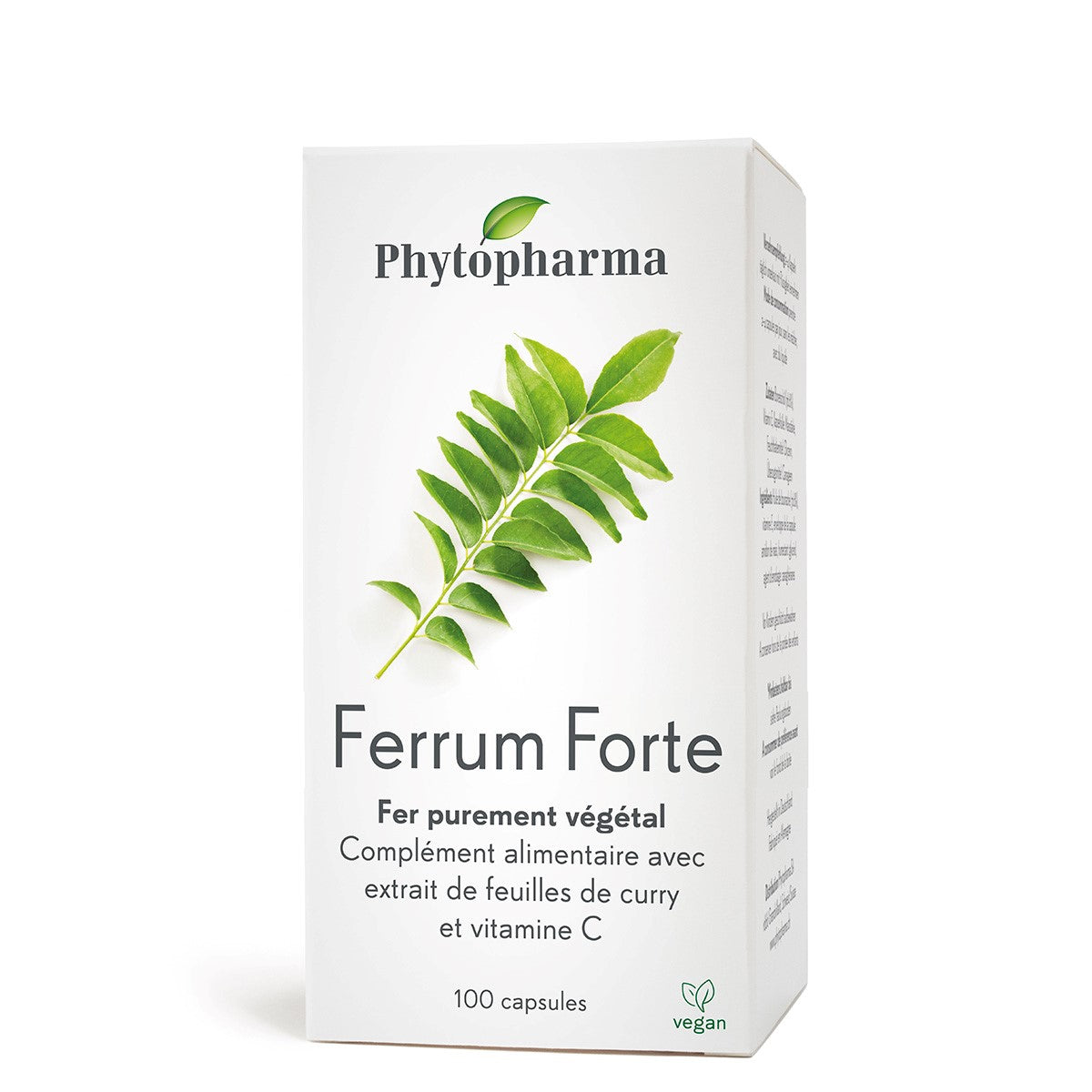 Phytopharma – Ferrum Forte Capsules | Iron & Energy Support | 100 capsules Main image