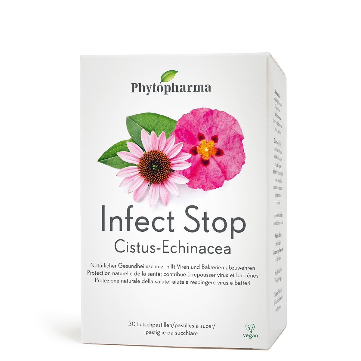 Phytopharma – Infect Stop Lozenges | Mucosal Protection & Respiratory Support | 30 lozenges Main image