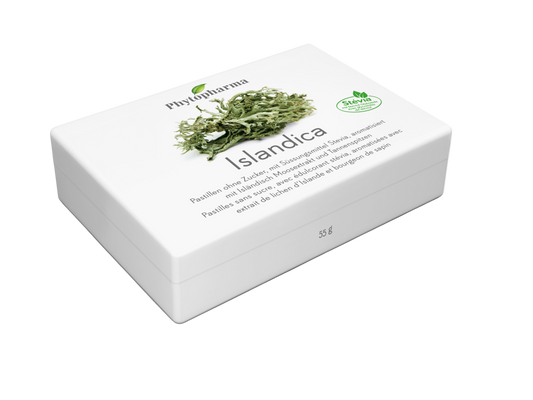 Phytopharma Islandica Pastilles 55 g – Icelandic moss throat lozenges