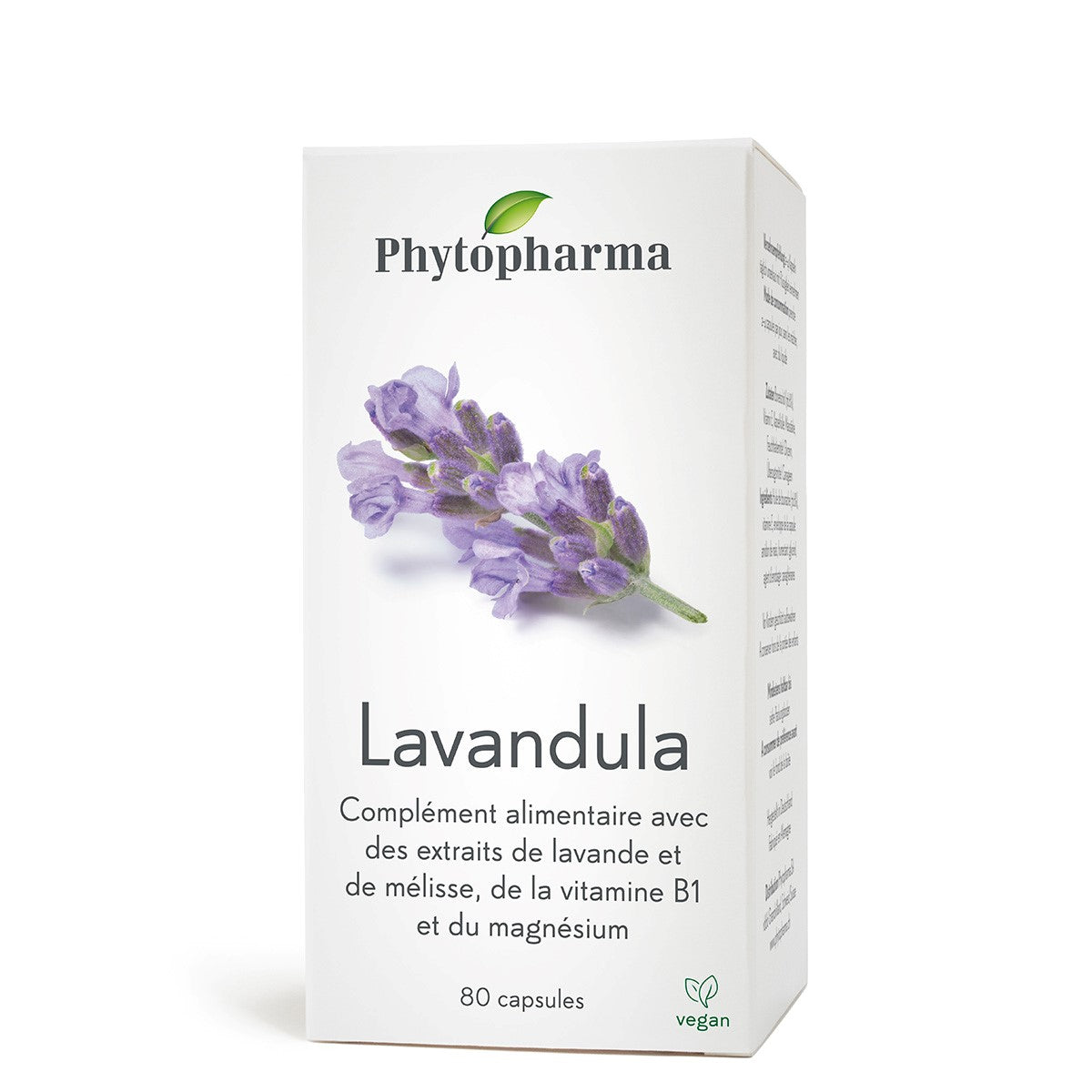Phytopharma – Lavandula Capsules | Relaxation & Nervous System Support | 80 capsules Main image