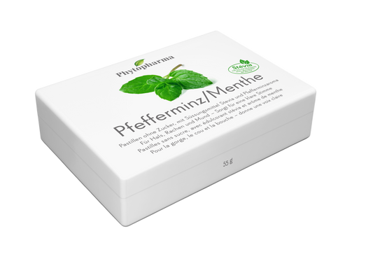 Phytopharma Mentha Pastillen 55 g – sugar-free peppermint lozenges
