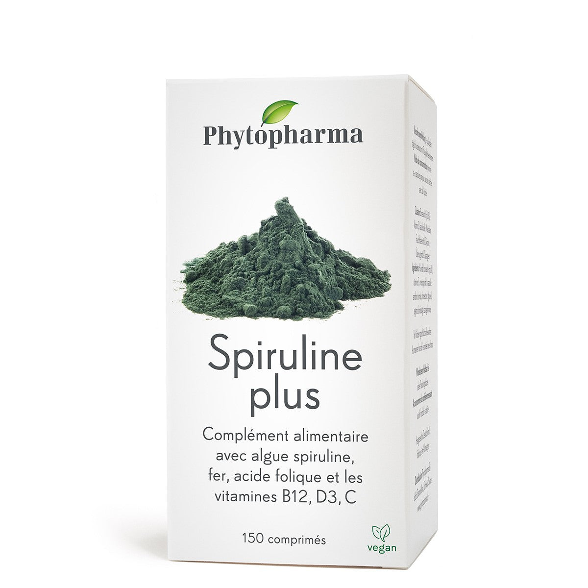 Phytopharma – Spirulina Plus Tablets | Iron & Multivitamin Support | 150 tablets
