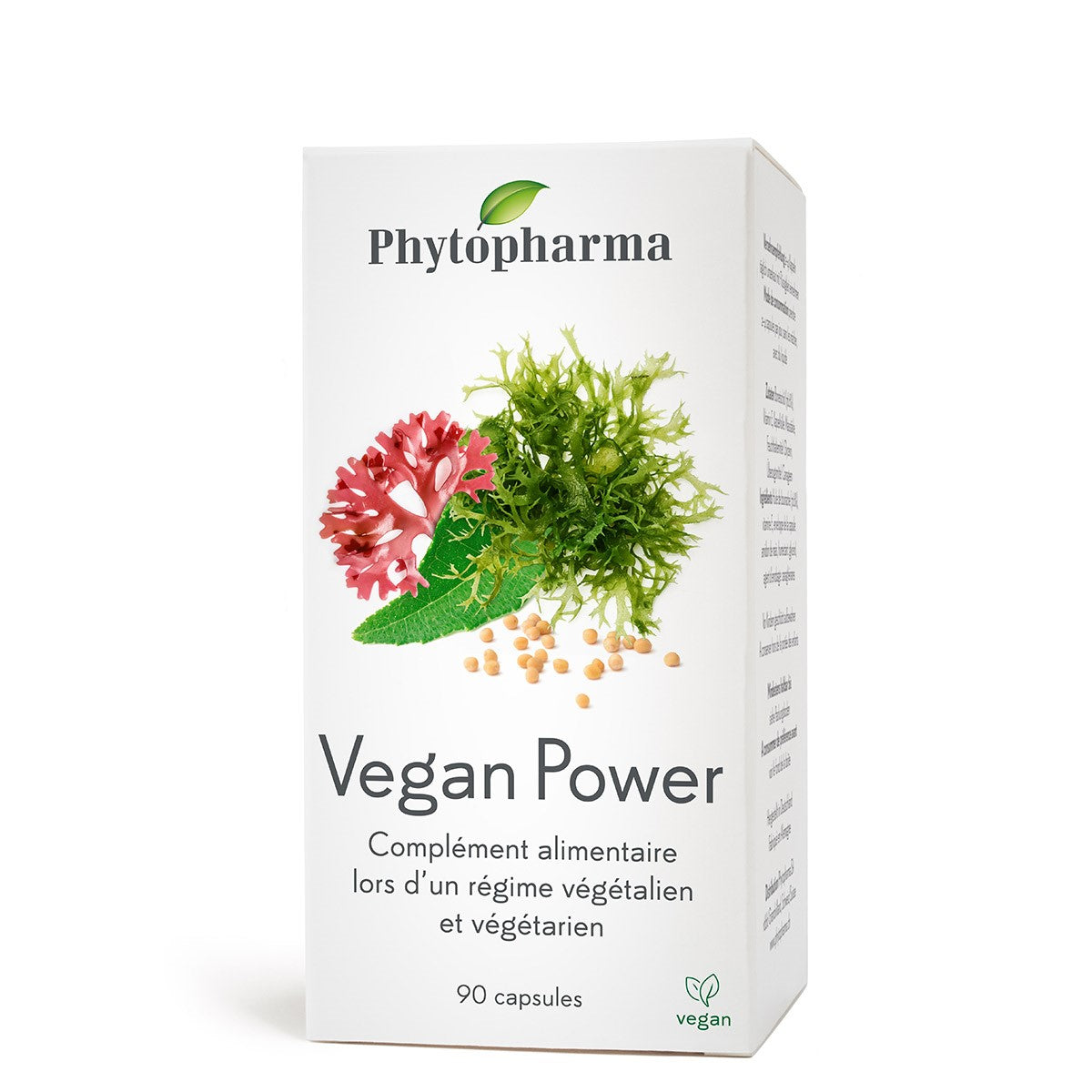 Phytopharma – Vegan Power Capsules | Plant-Based Multivitamin with Iron & B12 | 90 capsules Main image