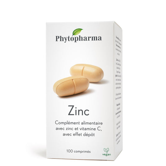Phytopharma – Zinc + Vitamin C Tablets | Immune & Antioxidant Support | 100 tablets