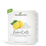 Phytopharma Zink + C + D Lozenges – immune support with zinc and vitamins C & D3 (48 pcs)