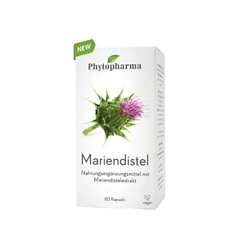 Phytopharma mariendistel (milk thistle) capsules 80 stk Main image