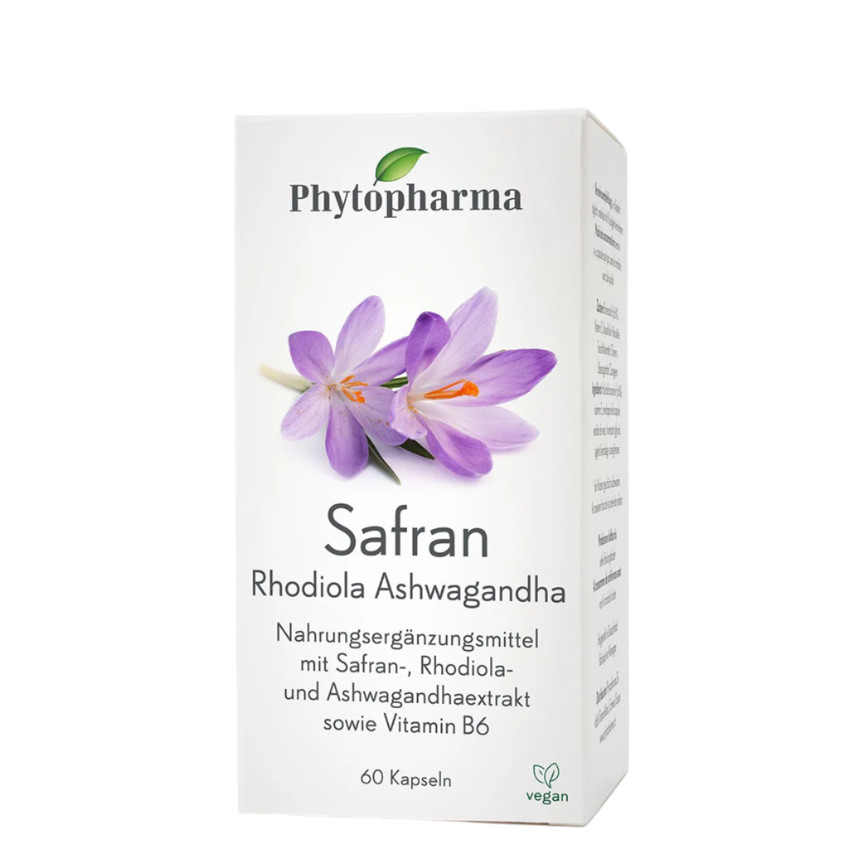 Phytopharma safran rhodiola ashwagandha Capsules 60