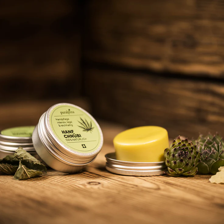 Puralpina Hemp Bar | Against Chapped and Dry Skin | 20 g Secondary image