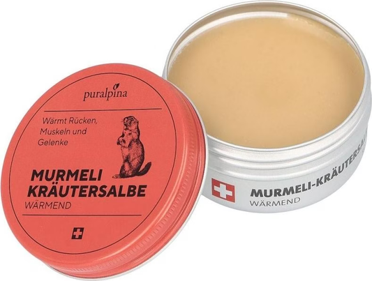 Puralpina Marmot Herbal Ointment Warming 1