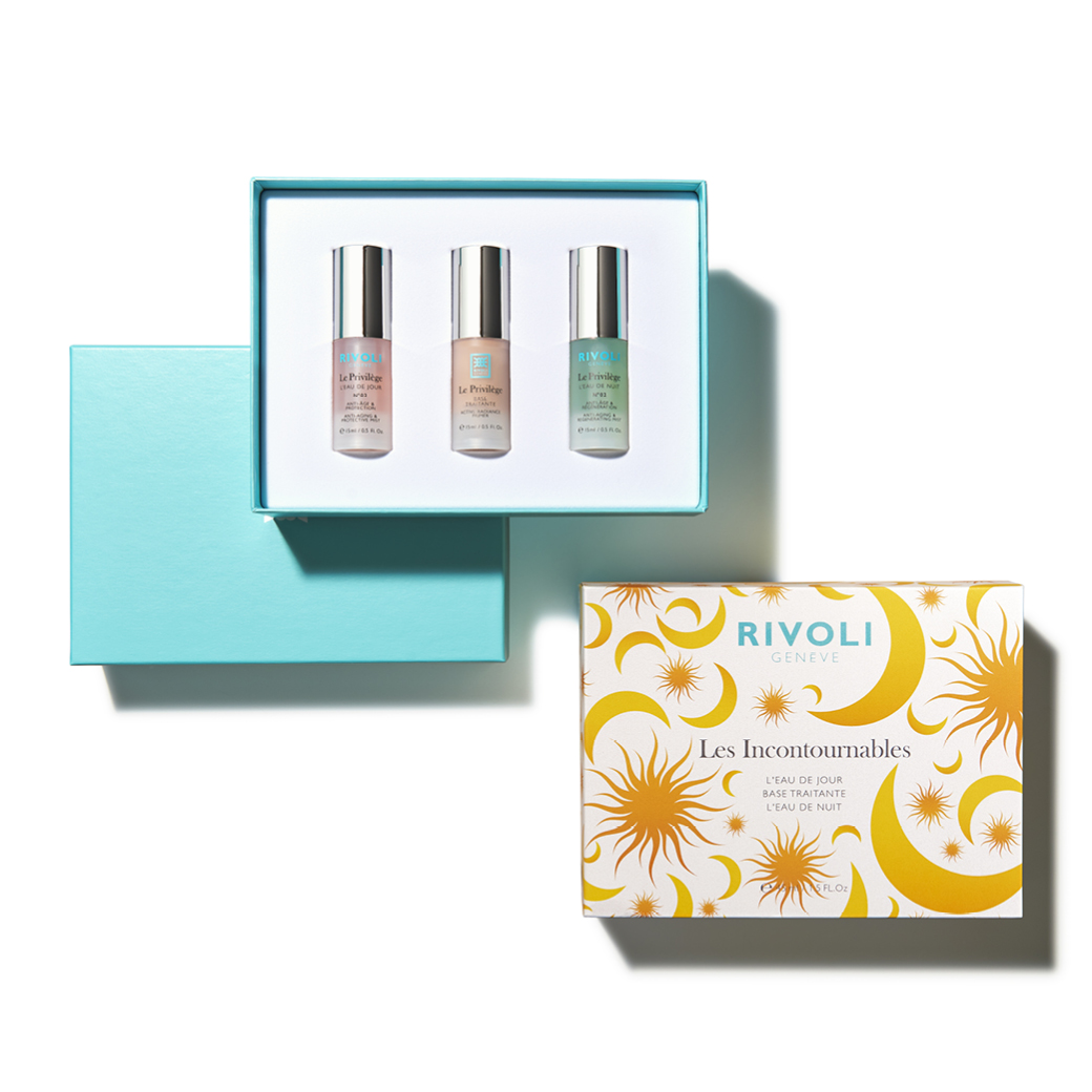 RIVOLI Le Visage, Le Regard and Le Sérum – day and night anti-age routine